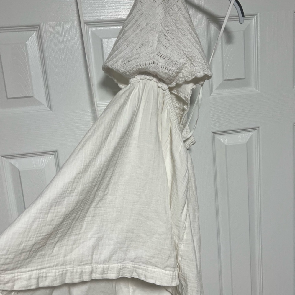 Aerie pool to party crochet halter mini dress size Large - Picture 5 of 9